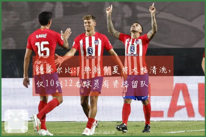 德泽尔比：热刺今夏将大幅清洗，仅10到12名球员有资格留队